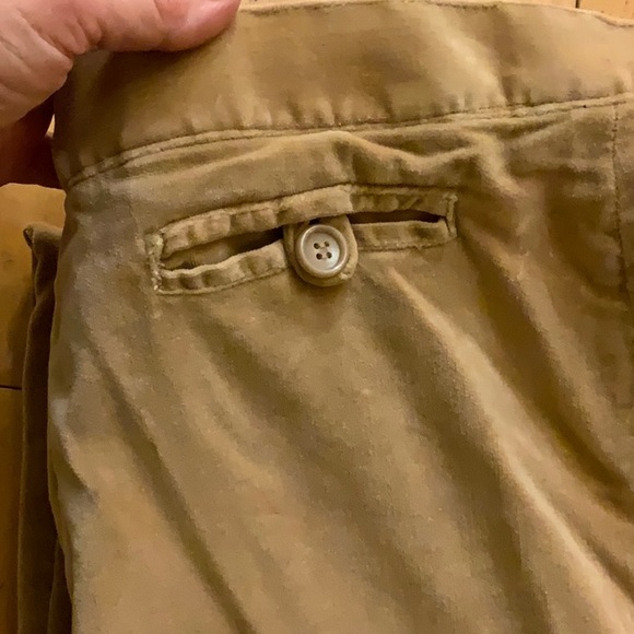 Vintage Camel Tan Velveteen High Waisted Pants by Ms. Dibs - Picture 8 of 12